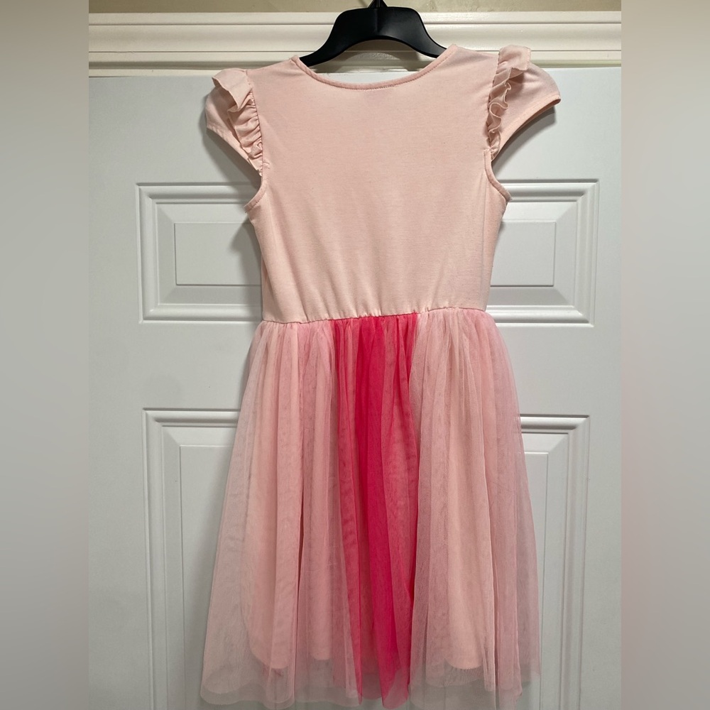 Unicorn Dress with Pink Tulle Size 12 Girls - Picture 2 of 3